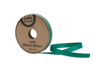 Satin Ribbon 10mm x 10mtr Green